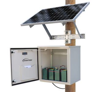 Lithium-ion off-grid solcellebatteri